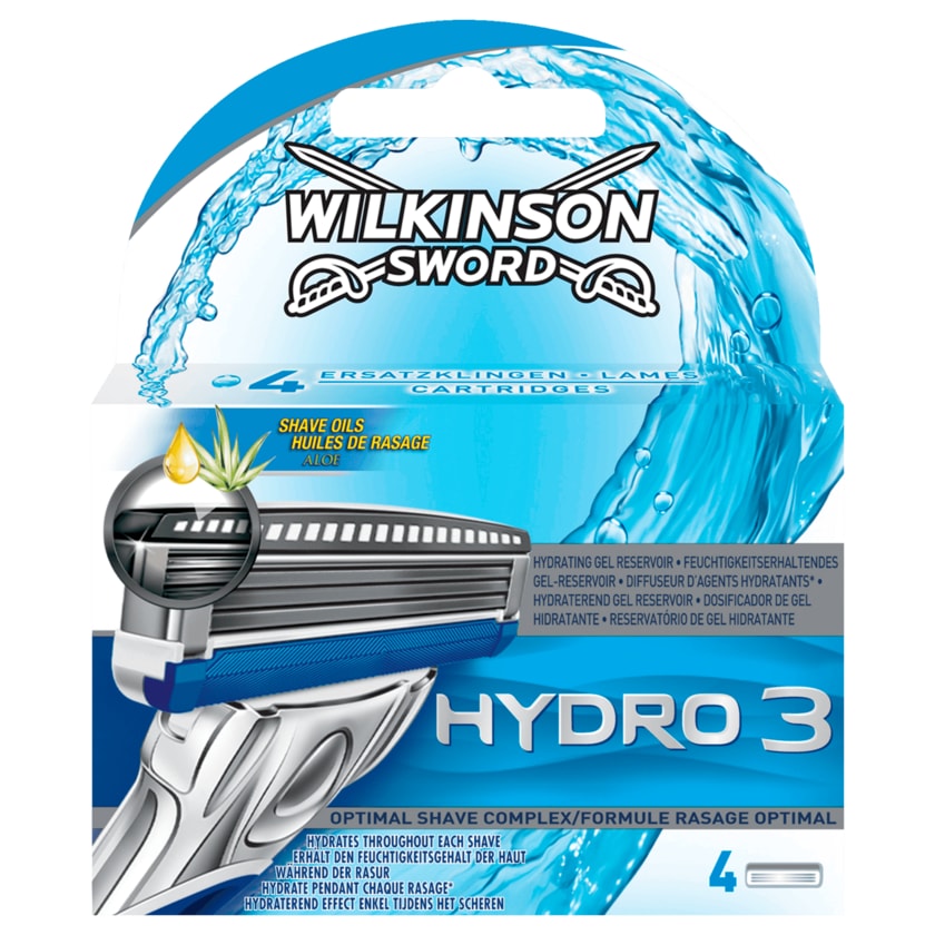 Wilkinson Sword Klingen Hydro3 4 Stück